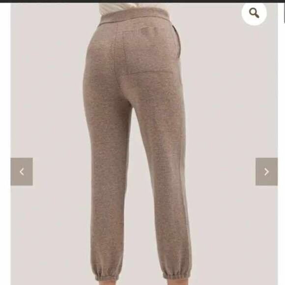 Gentle Herd High Waisted Joggers in Oatmeal - Picture 3 of 14